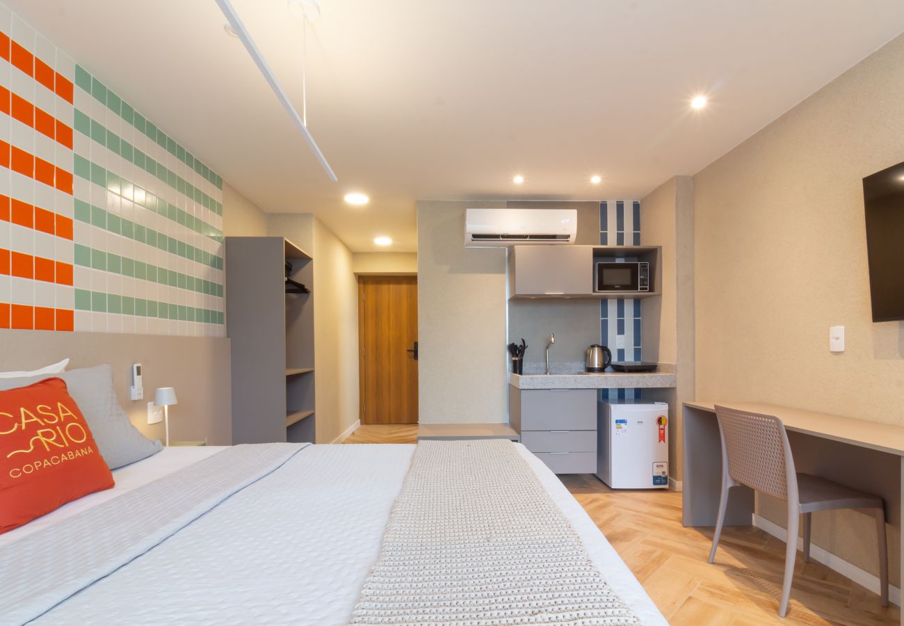 Apartamento em Rio de Janeiro - Vista para o Mar e Varanda com Banheira | Q17