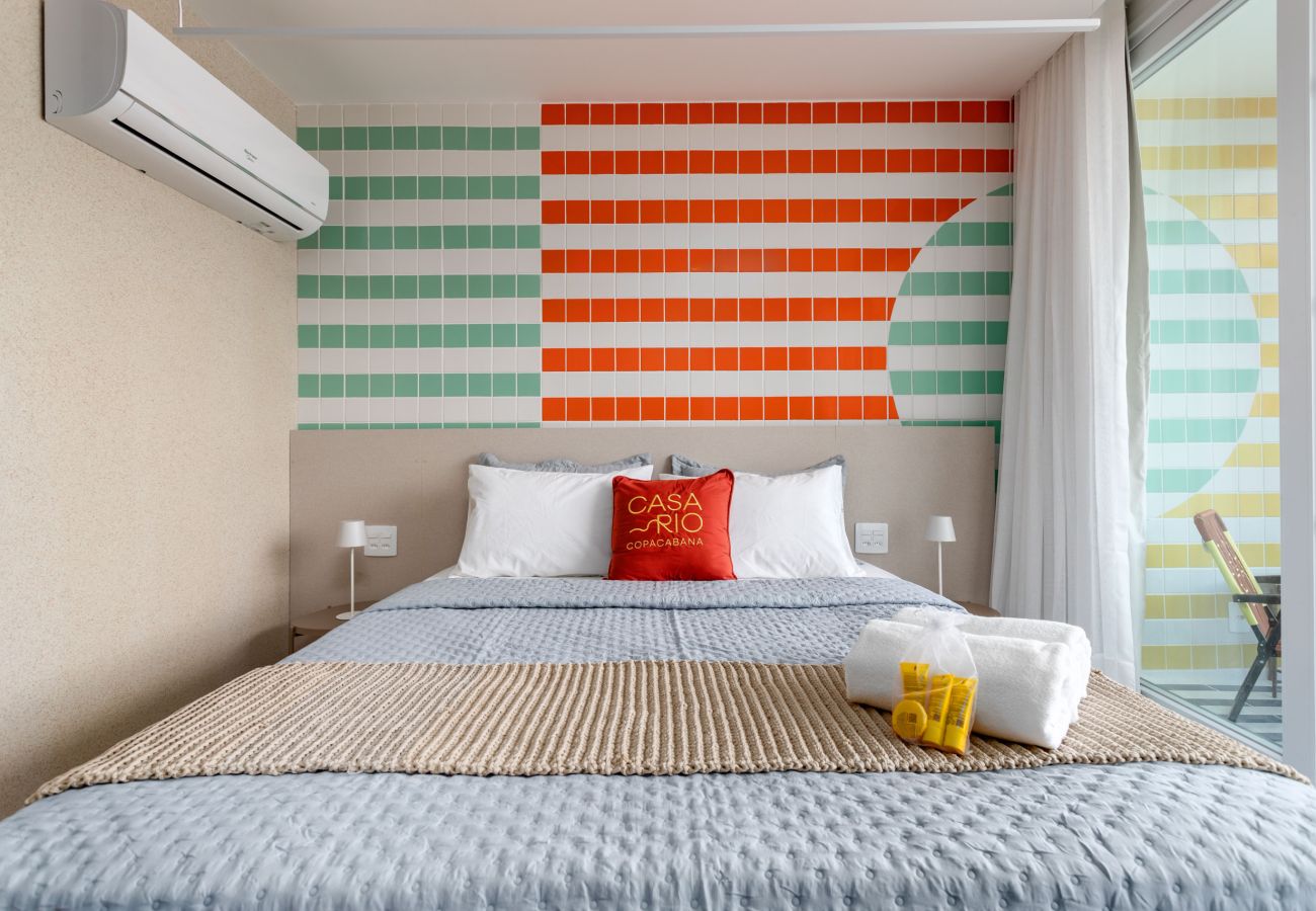 Apartamento em Rio de Janeiro - Vista para o Mar e Varanda com Banheira | Q11