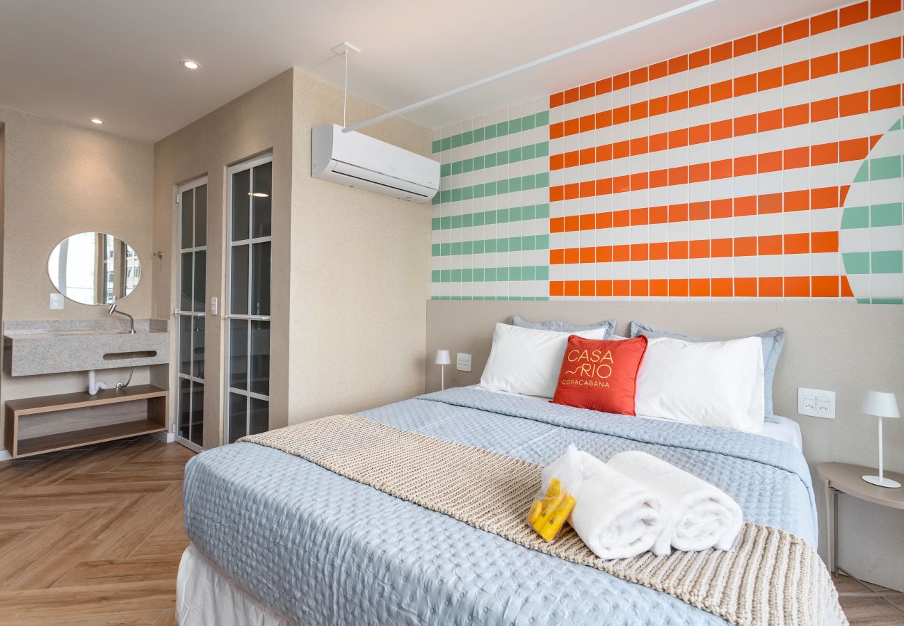 Apartamento em Rio de Janeiro - Vista para o Mar e Varanda com Banheira | Q11