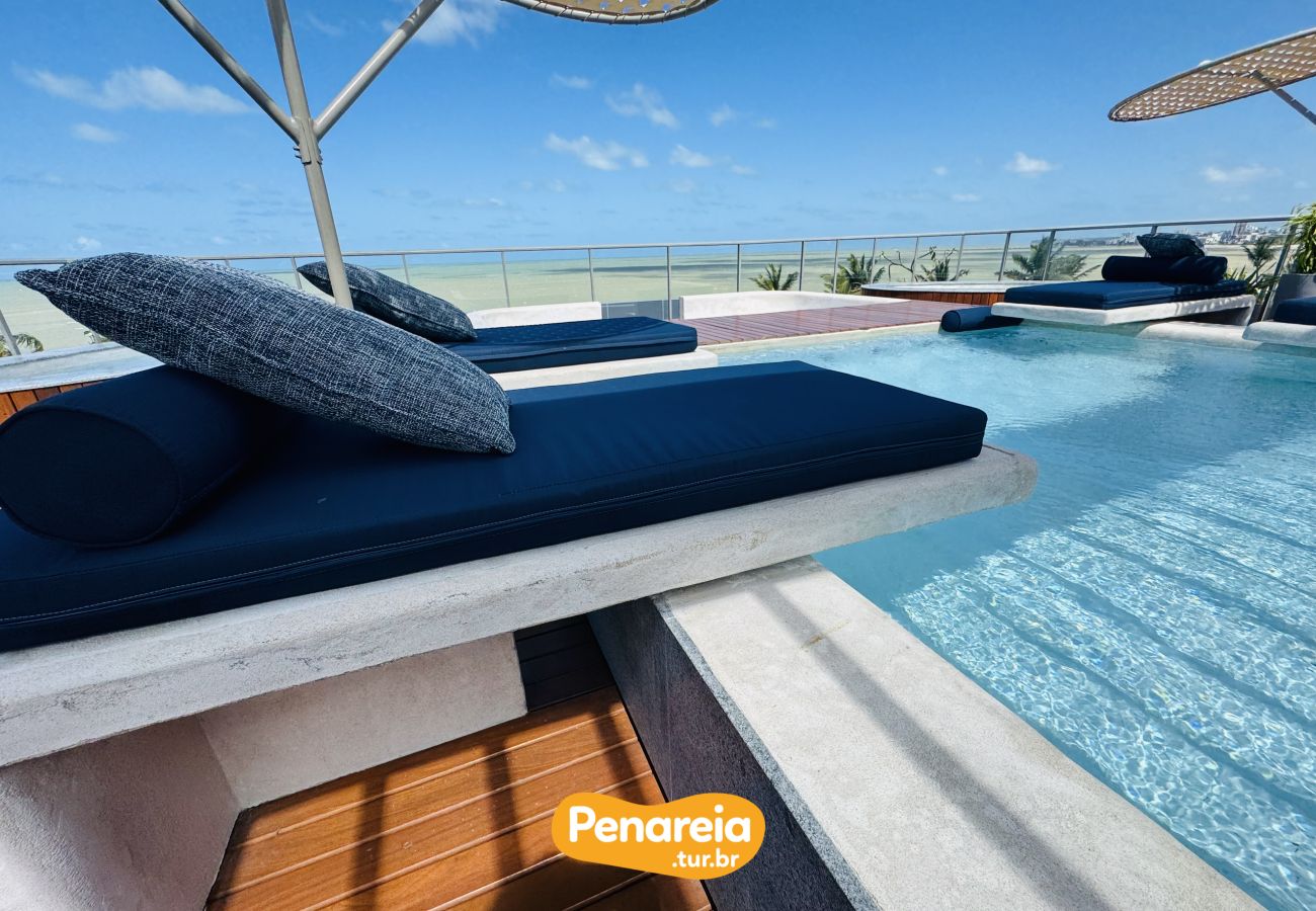 Apartamento em João Pessoa - AQUAMARIS | DELUXE VISTA MAR E PENAREIA TUR BR