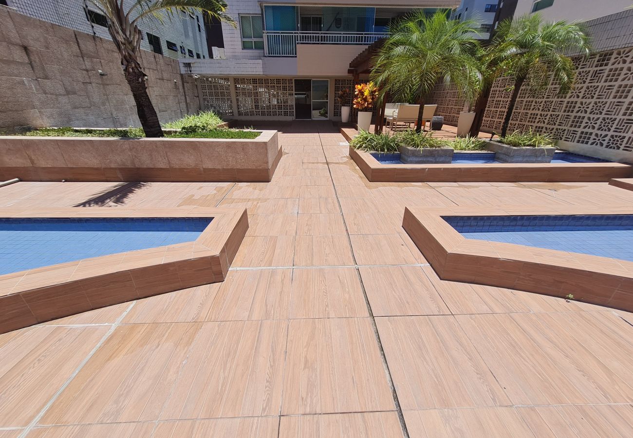 Apartamento em João Pessoa - JARDINS DO ATLANTICO | Cabo Branco,Wi-Fi,Beira-Mar.