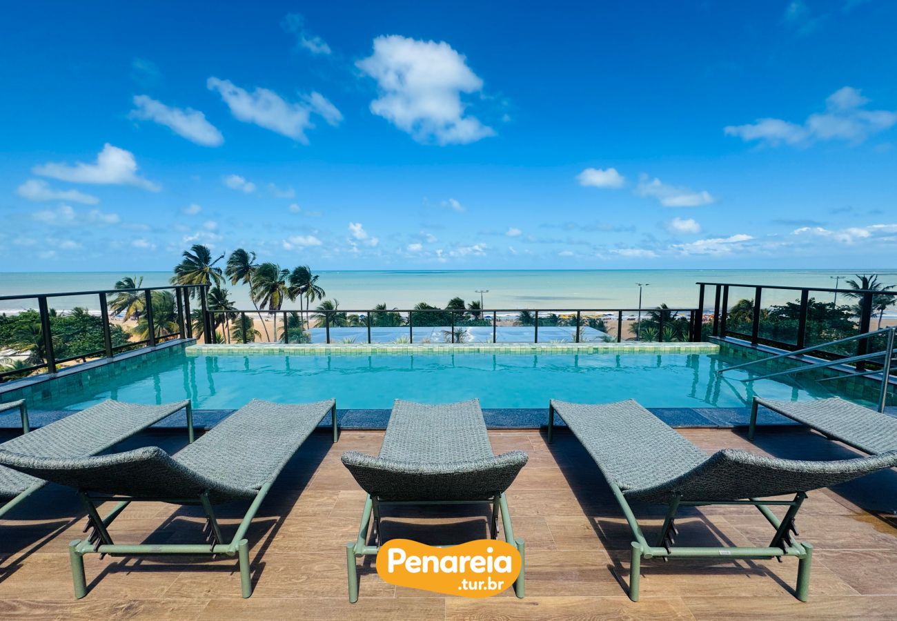 Apartamento em João Pessoa - JARDINS AL MARE | FRENTE MAR E PENAREIA TUR BR
