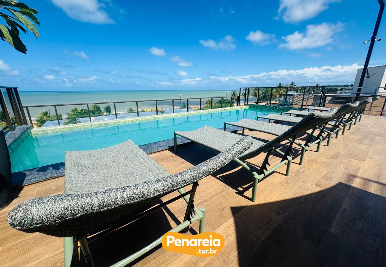 Apartamento em João Pessoa - JARDINS AL MARE | FRENTE MAR E PENAREIA TUR BR