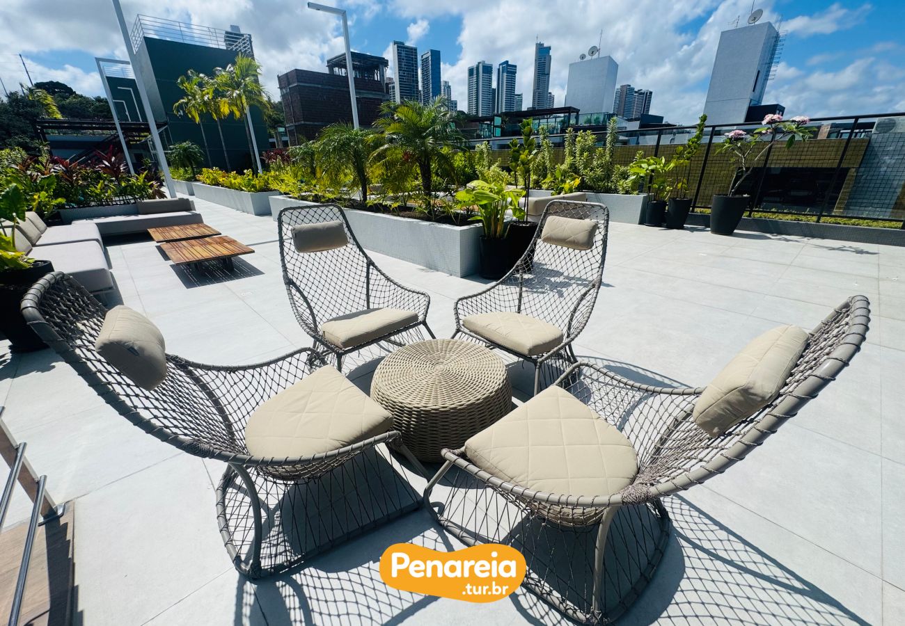 Apartamento em João Pessoa - JARDINS AL MARE | FRENTE MAR E PENAREIA TUR BR