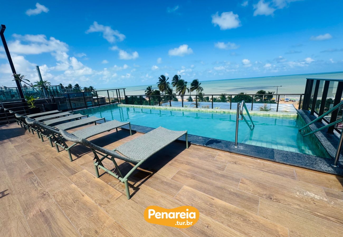 Apartamento em João Pessoa - JARDINS AL MARE | FRENTE MAR E PENAREIA TUR BR