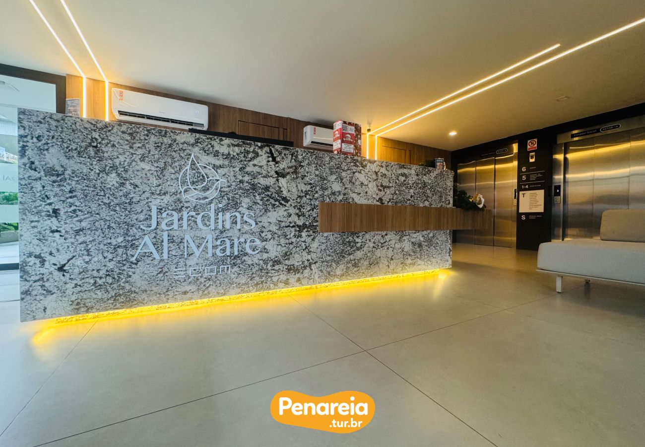 Apartamento em João Pessoa - JARDINS AL MARE | FRENTE MAR E PENAREIA TUR BR