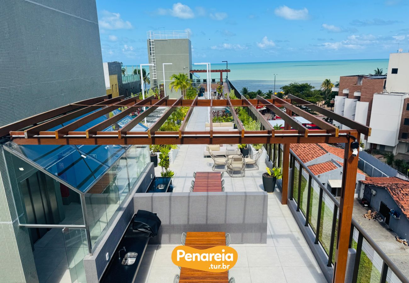 Apartamento em João Pessoa - JARDINS AL MARE | FRENTE MAR E PENAREIA TUR BR