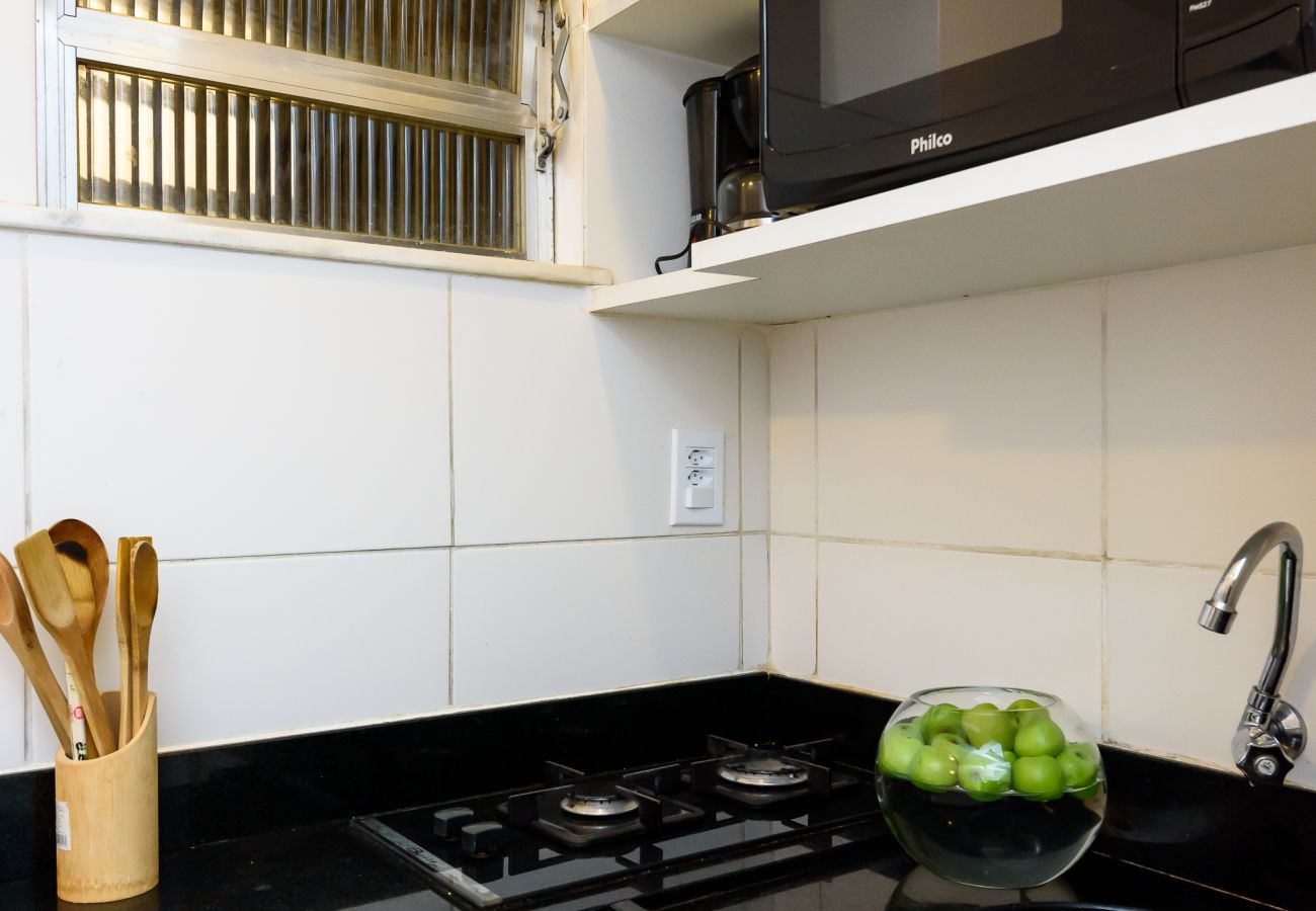 Ferienwohnung in Rio de Janeiro - Sossego em Copa | Vista arborizada | BR1009