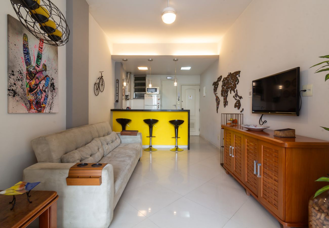 Ferienwohnung in Rio de Janeiro - 450 metros da praia do Leme | PI401