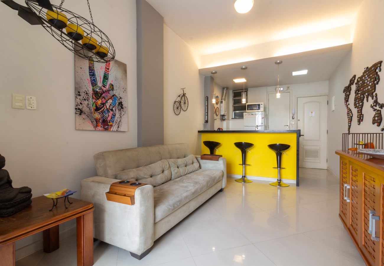 Ferienwohnung in Rio de Janeiro - 450 metros da praia do Leme | PI401