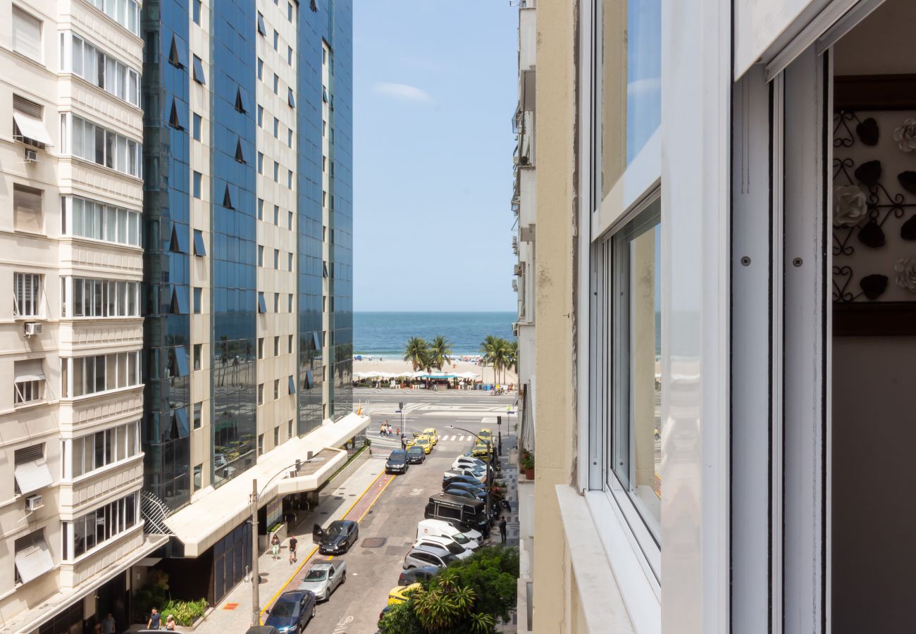 Ferienwohnung in Rio de Janeiro - Vista para o mar, 2 minutos da praia | FMS502