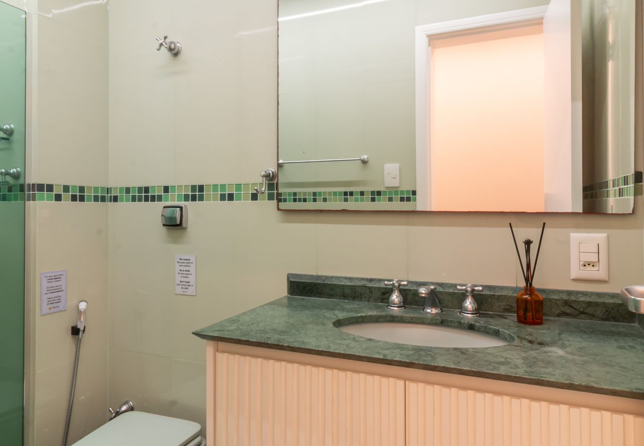 Ferienwohnung in Rio de Janeiro - Vista para o mar, 2 minutos da praia | FMS502