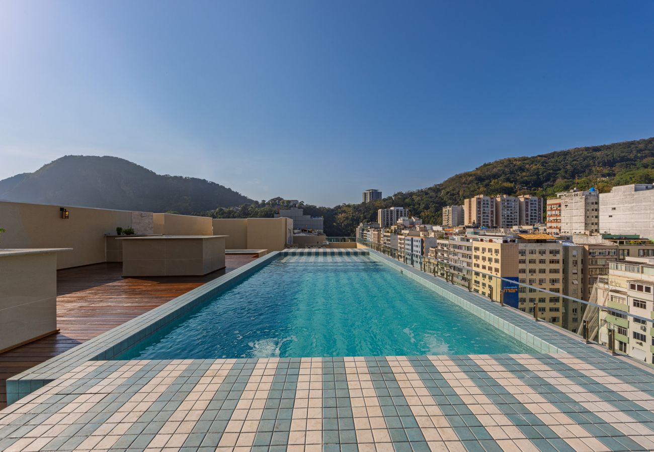 Ferienwohnung in Rio de Janeiro - Vista para o Mar e Varanda com Banheira  | Q4