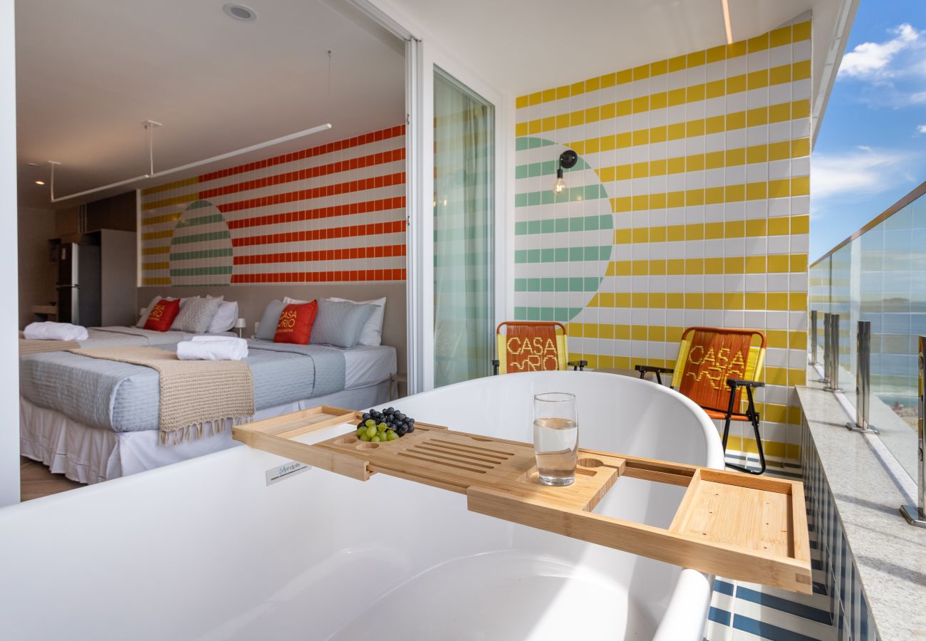 Ferienwohnung in Rio de Janeiro - Vista para o Mar e Varanda com Banheira | Q5