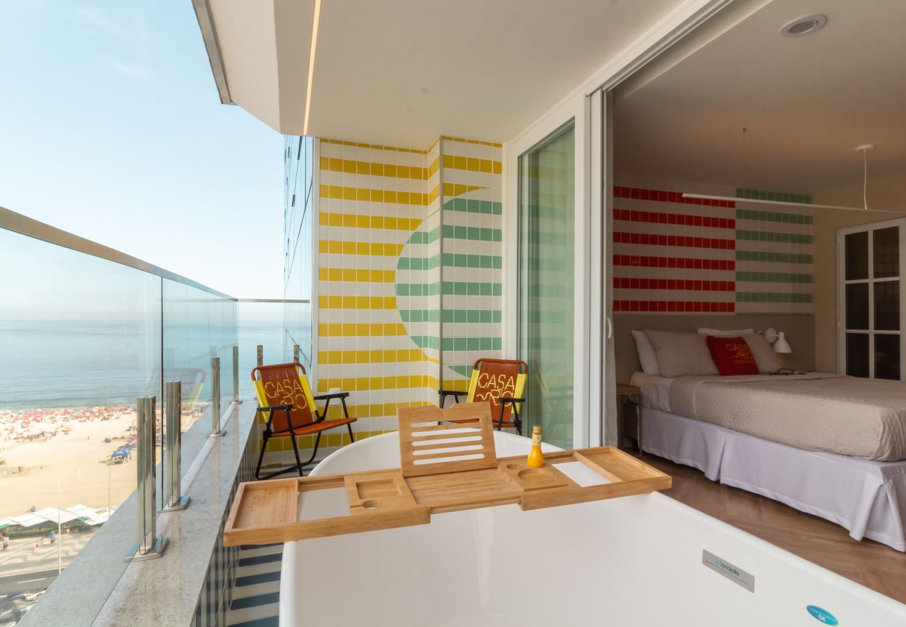 Ferienwohnung in Rio de Janeiro - Vista para o Mar e Varanda com Banheira | Q23