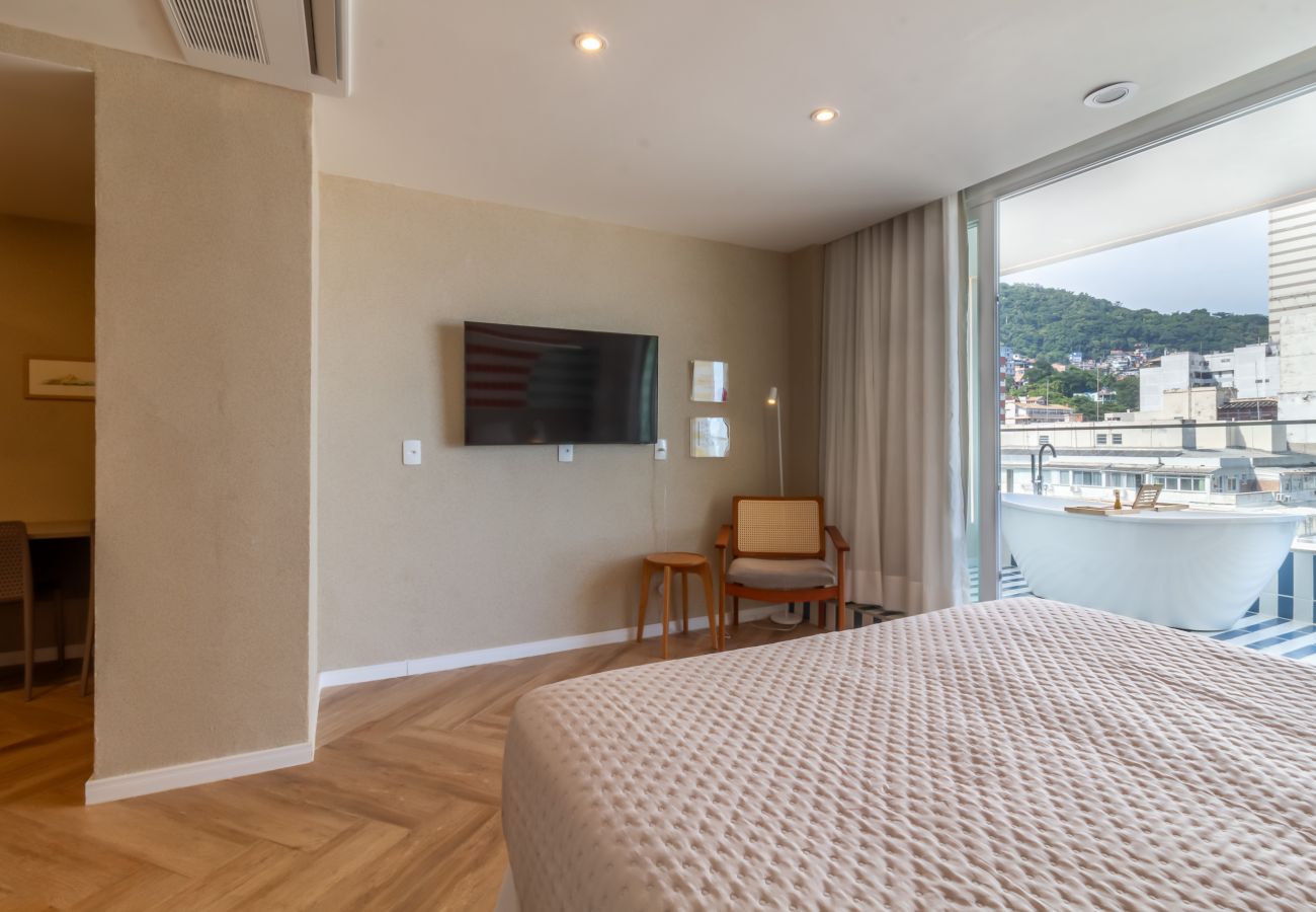 Ferienwohnung in Rio de Janeiro - Vista para o Mar e Varanda com Banheira | Q23