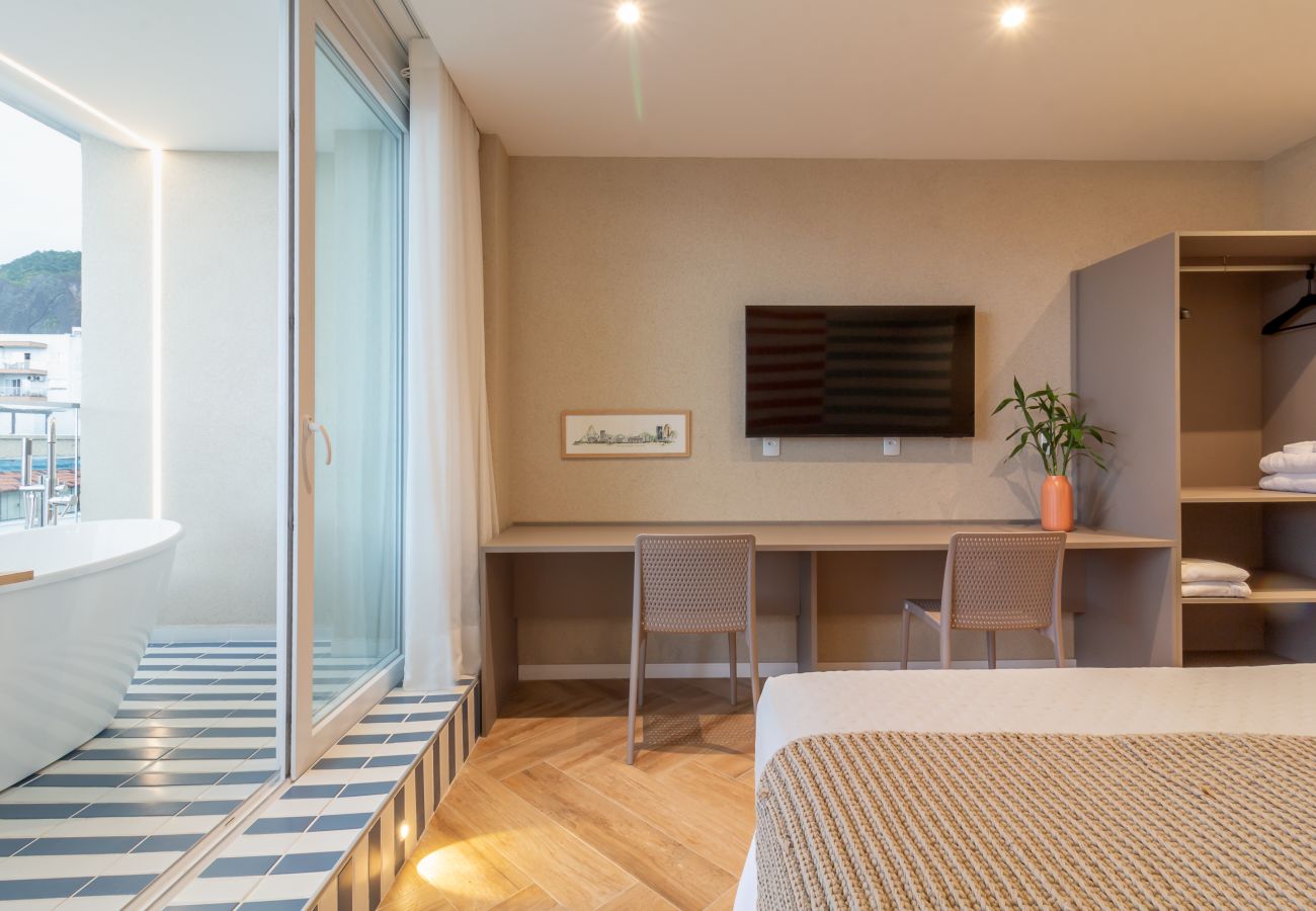 Ferienwohnung in Rio de Janeiro - Vista para o Mar e Varanda com Banheira | Q12
