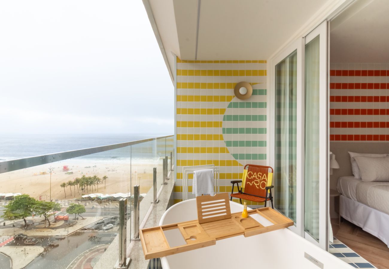 Ferienwohnung in Rio de Janeiro - Vista para o Mar e Varanda com Banheira | Q20