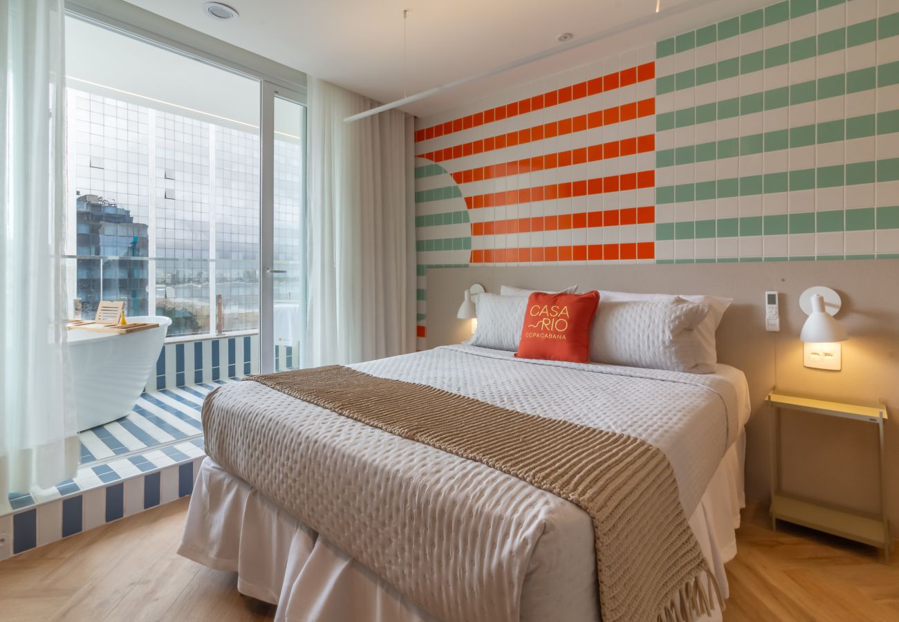 Ferienwohnung in Rio de Janeiro - Vista para o Mar e Varanda com Banheira | Q20
