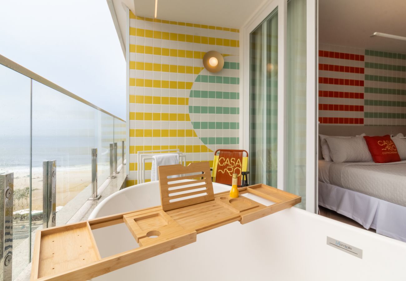 Ferienwohnung in Rio de Janeiro - Vista para o Mar e Varanda com Banheira | Q20