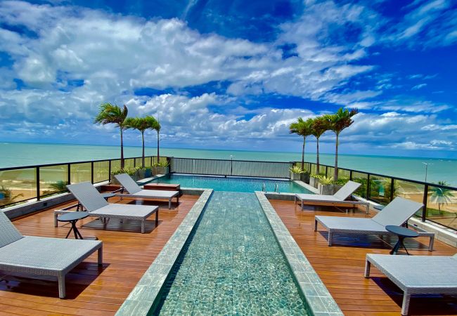  in João Pessoa - ARPOAR | Apart-Hotel Luxo - VISTA LATERAL MAR