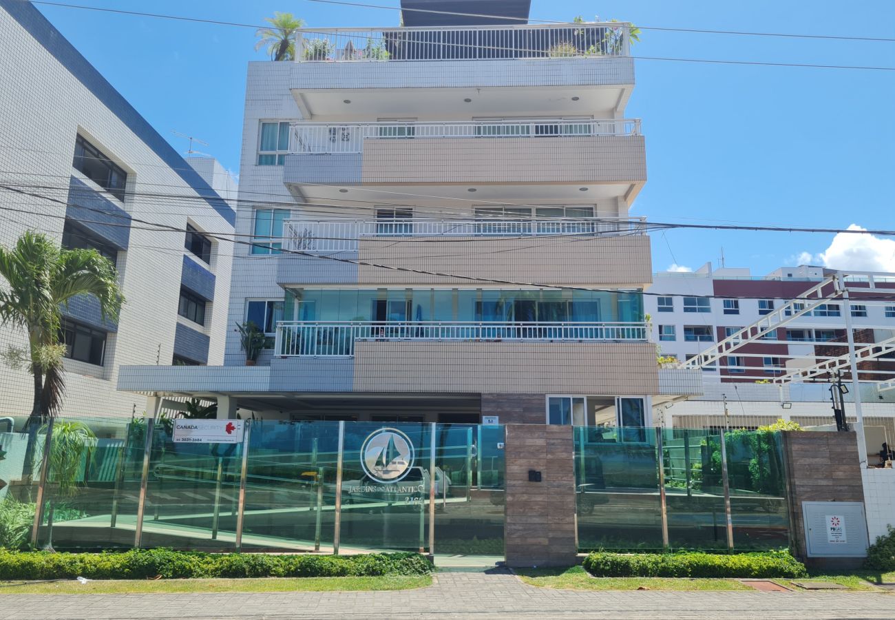 Apartment in João Pessoa - JARDINS DO ATLANTICO | Cabo Branco,Wi-Fi,Beira-Mar.