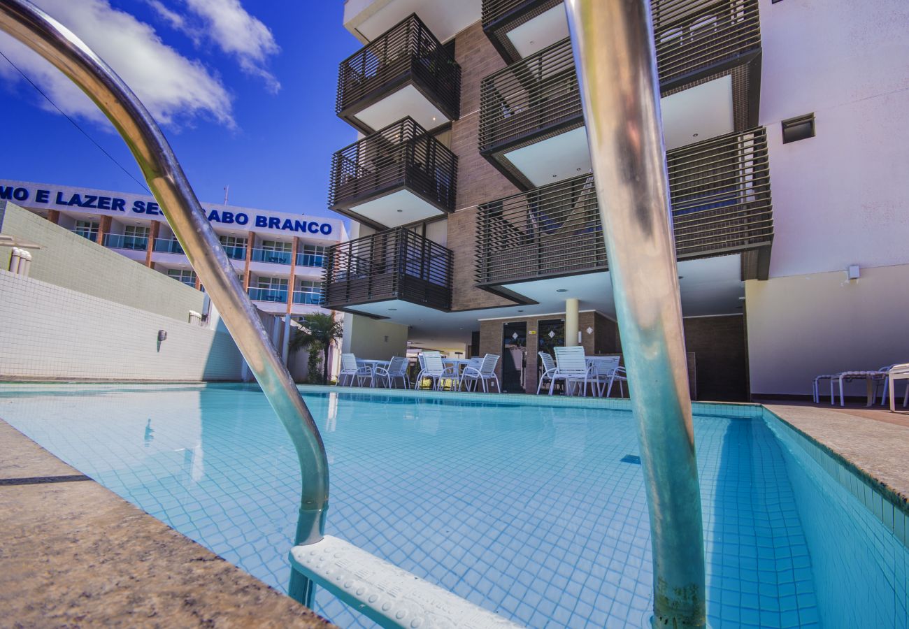 Apartamento en João Pessoa - Luxor Cabo Branco|Vista Mar e Piscina,Praia,Wi-Fi