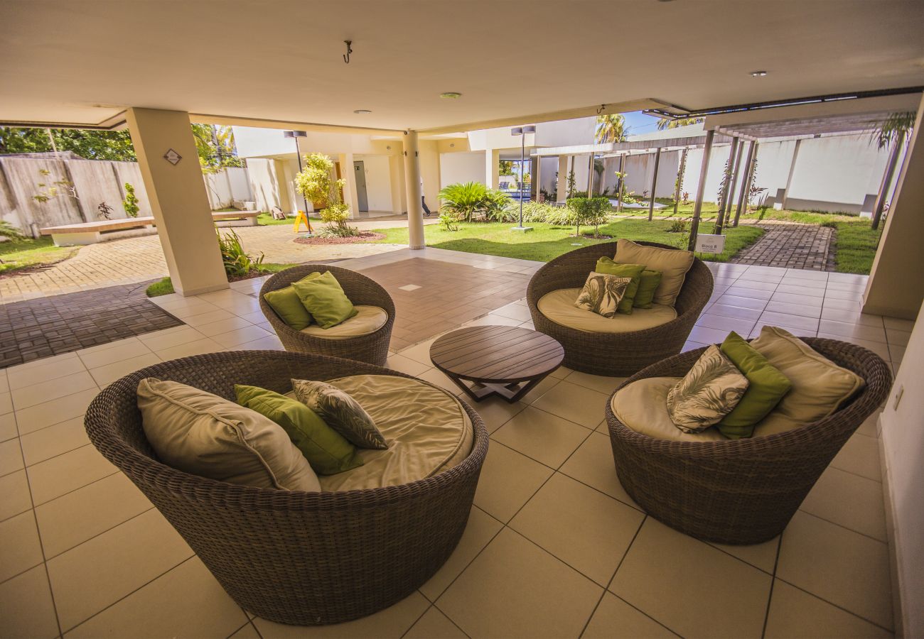 Apartamento en João Pessoa - Luxor Cabo Branco|Vista Mar e Piscina,Praia,Wi-Fi