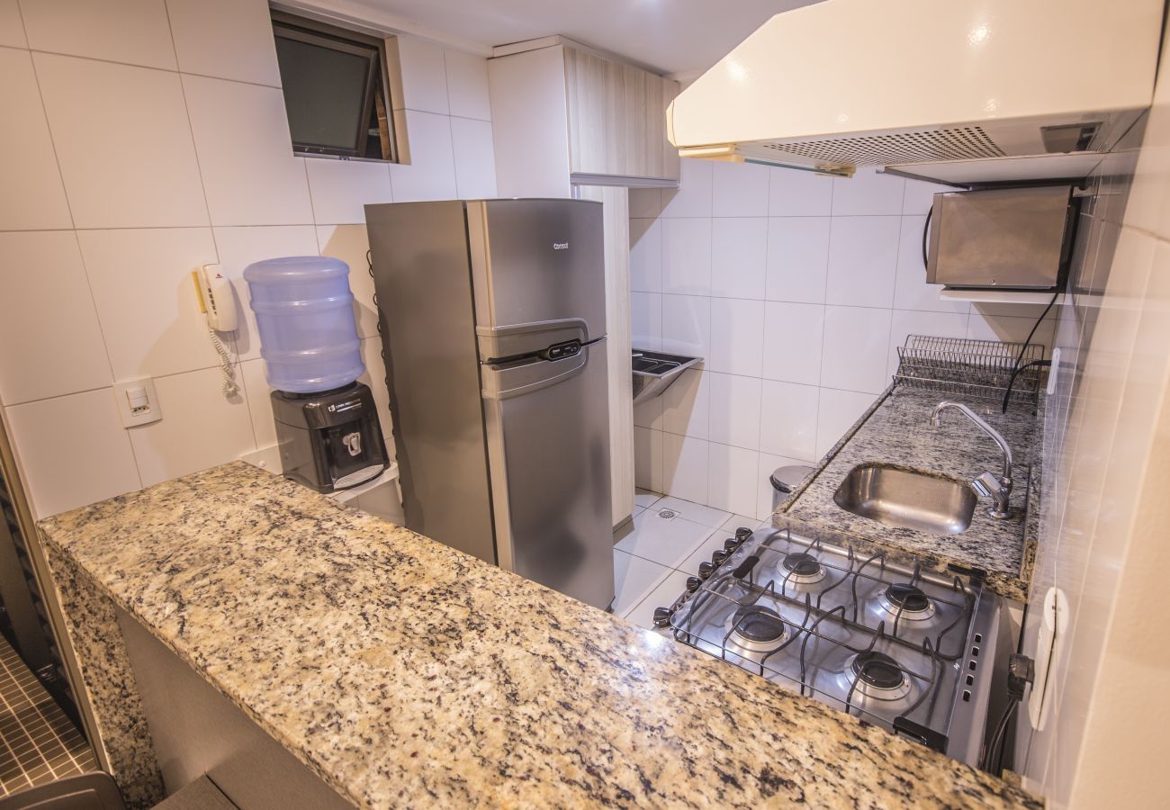 Apartamento en João Pessoa - Luxor Cabo Branco|Vista Mar e Piscina,Praia,Wi-Fi