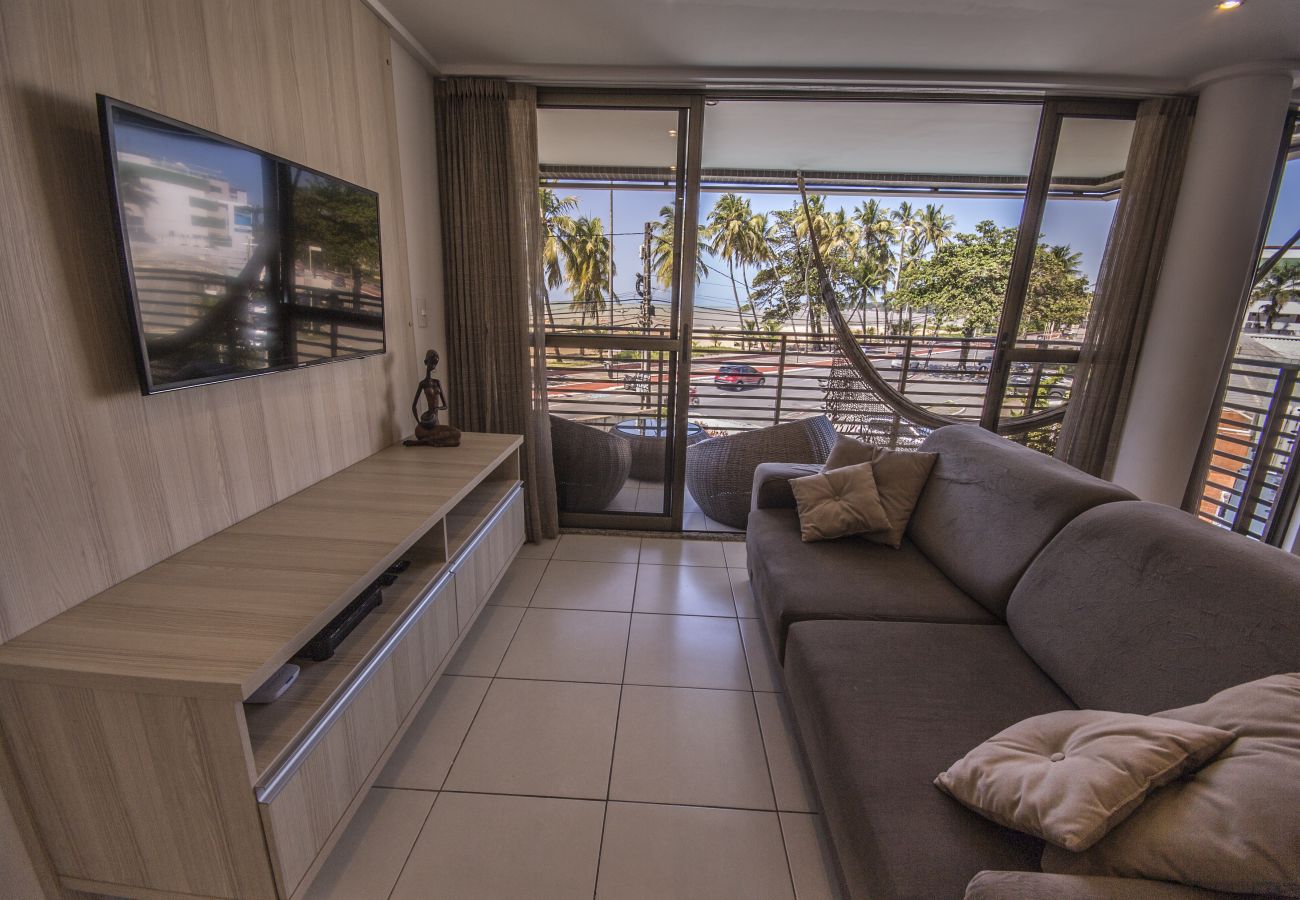 Apartamento en João Pessoa - Luxor Cabo Branco|Vista Mar e Piscina,Praia,Wi-Fi