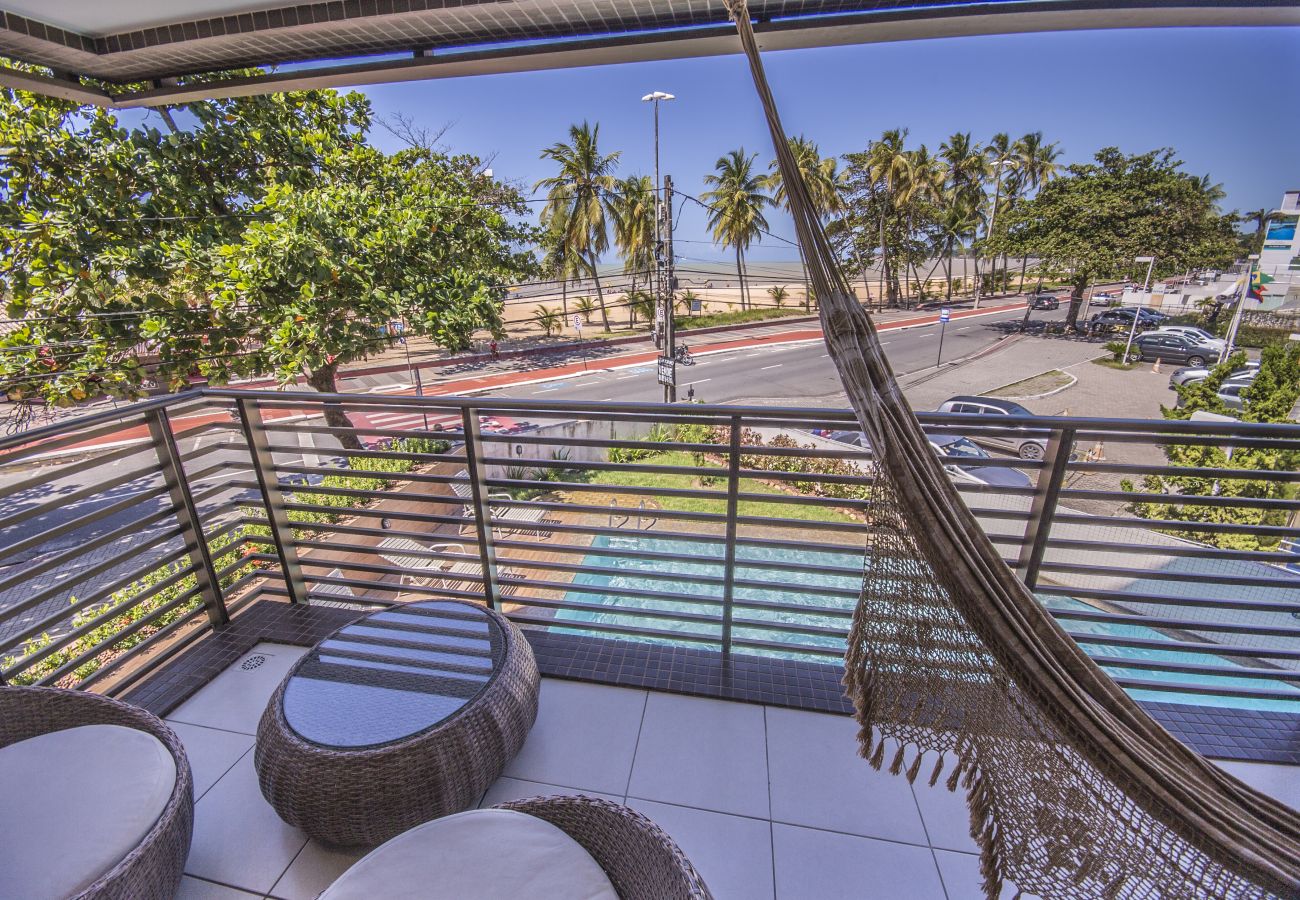 Apartamento en João Pessoa - Luxor Cabo Branco|Vista Mar e Piscina,Praia,Wi-Fi