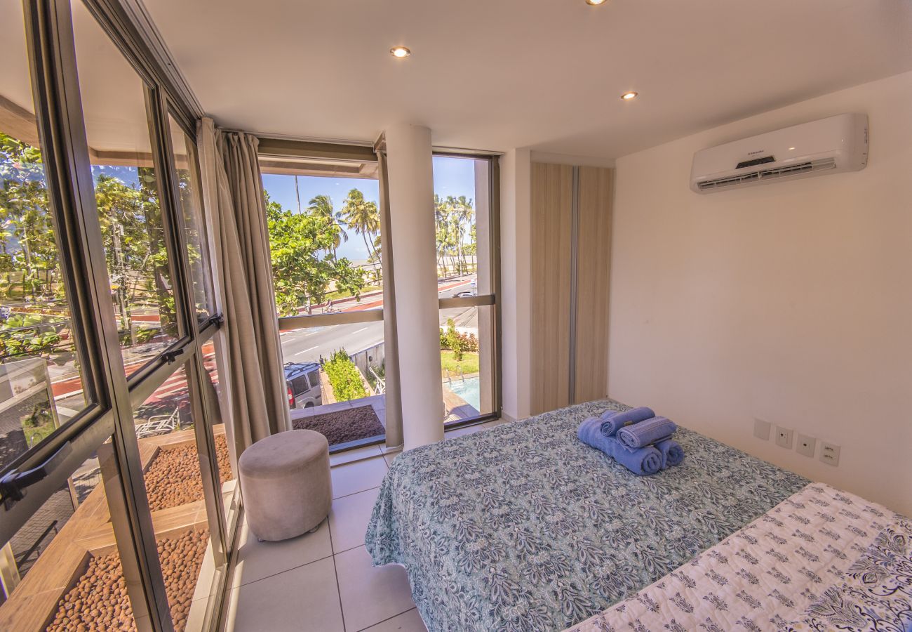 Apartamento en João Pessoa - Luxor Cabo Branco|Vista Mar e Piscina,Praia,Wi-Fi