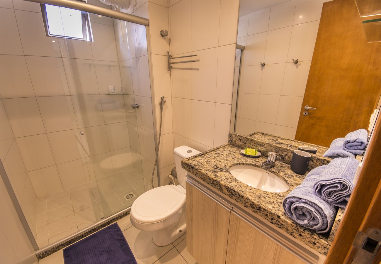 Apartamento en João Pessoa - Luxor Cabo Branco|Vista Mar e Piscina,Praia,Wi-Fi