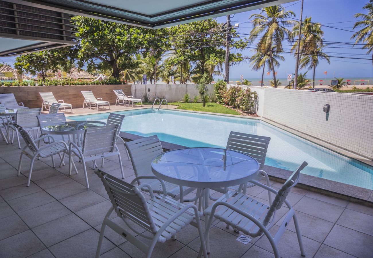 Apartamento en João Pessoa - Luxor Cabo Branco|Vista Mar e Piscina,Praia,Wi-Fi