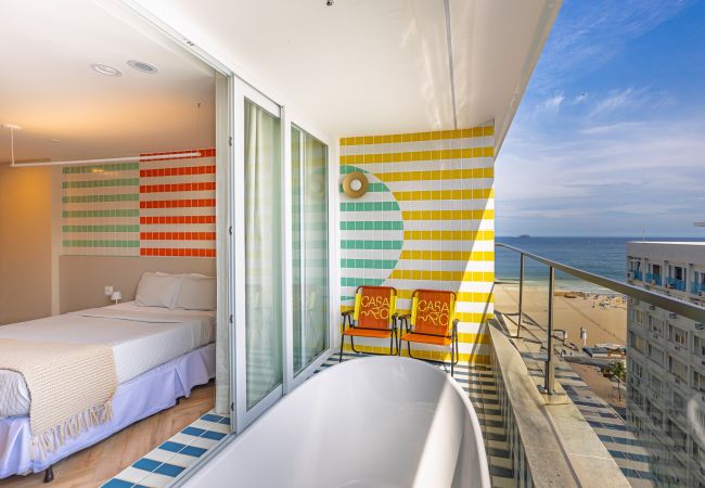 Apartamento en Rio de Janeiro - Vista al mar y balc&oacute;n con ba&ntilde;era | Q4