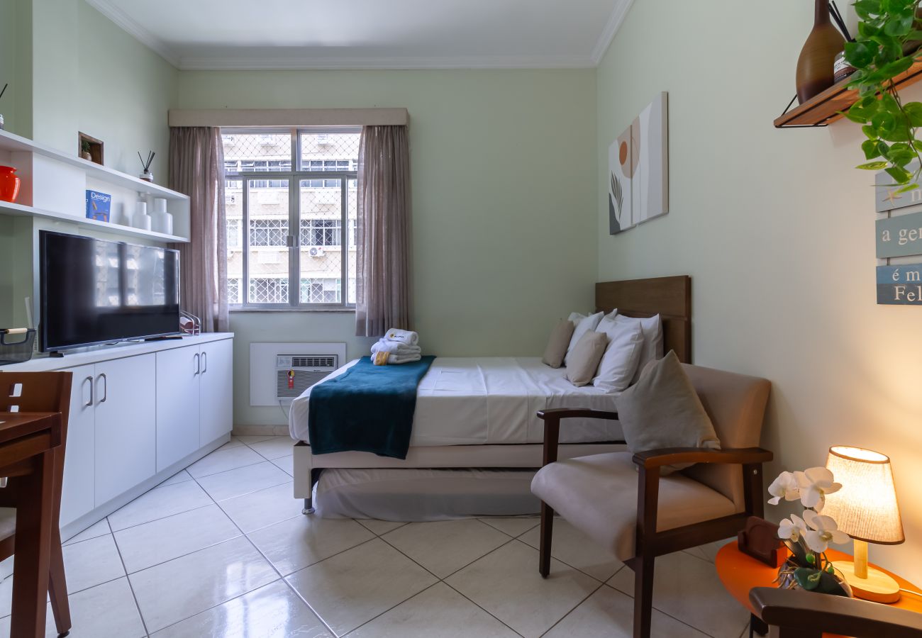 Estudio en Rio de Janeiro - Estudio a 5 minutos de la Playa de Copacabana | MVC901