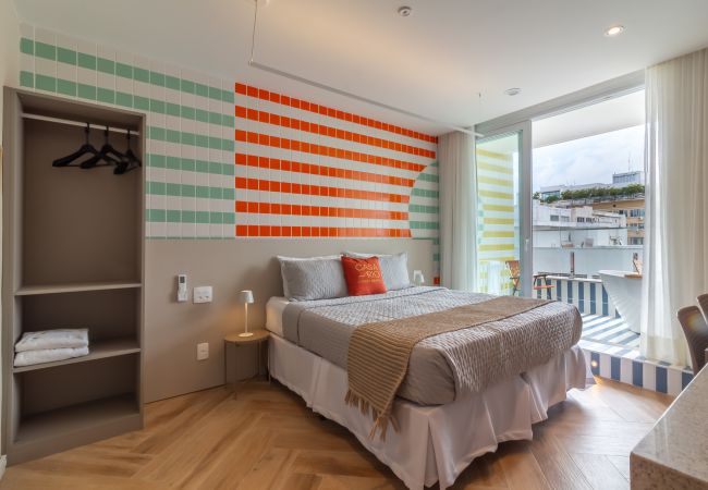 Apartamento en Rio de Janeiro - Vista al mar y balcón con bañera | Q2