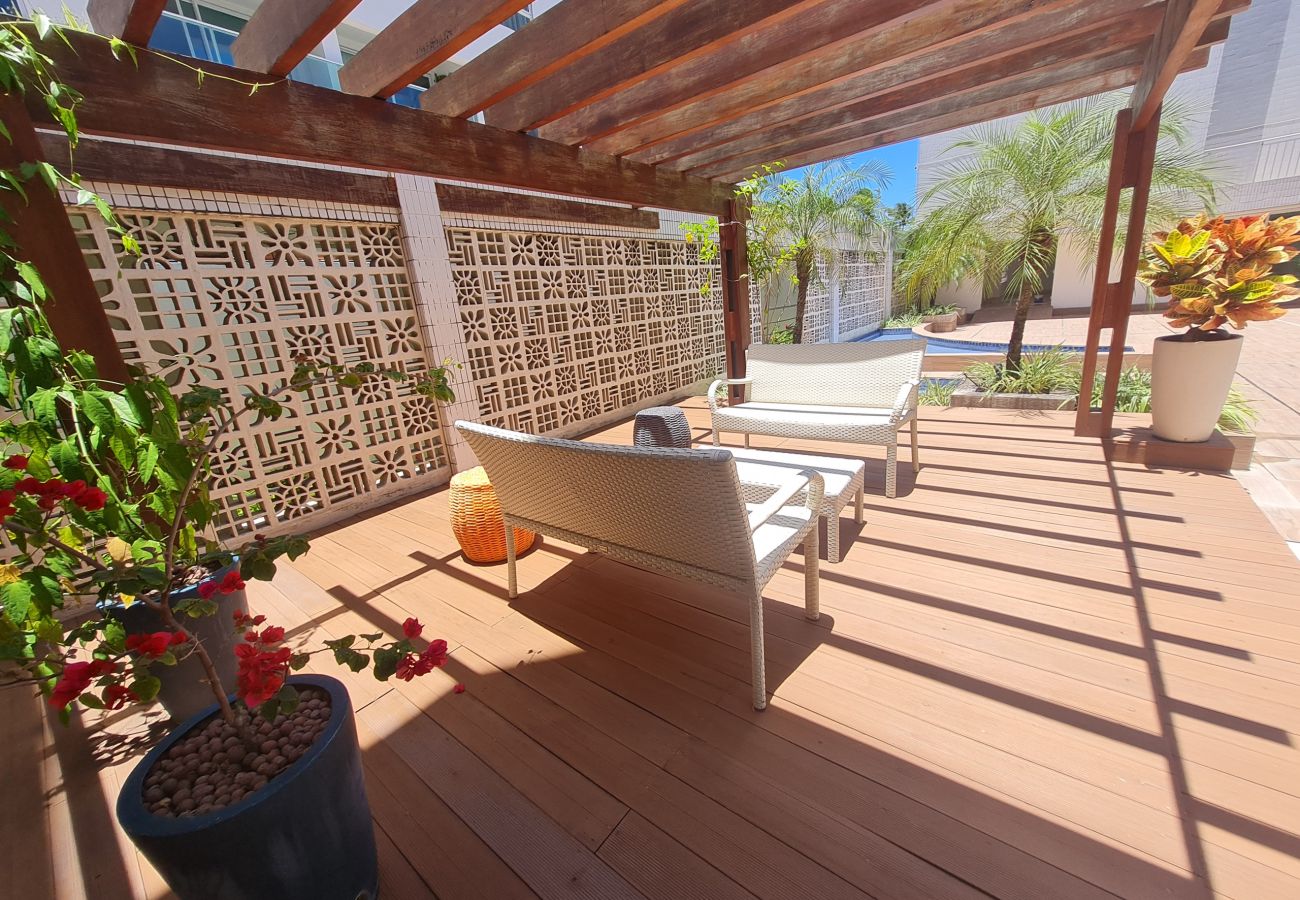 Apartamento en João Pessoa - JARDINS DO ATLANTICO | Cabo Branco,Wi-Fi,Beira-Mar.