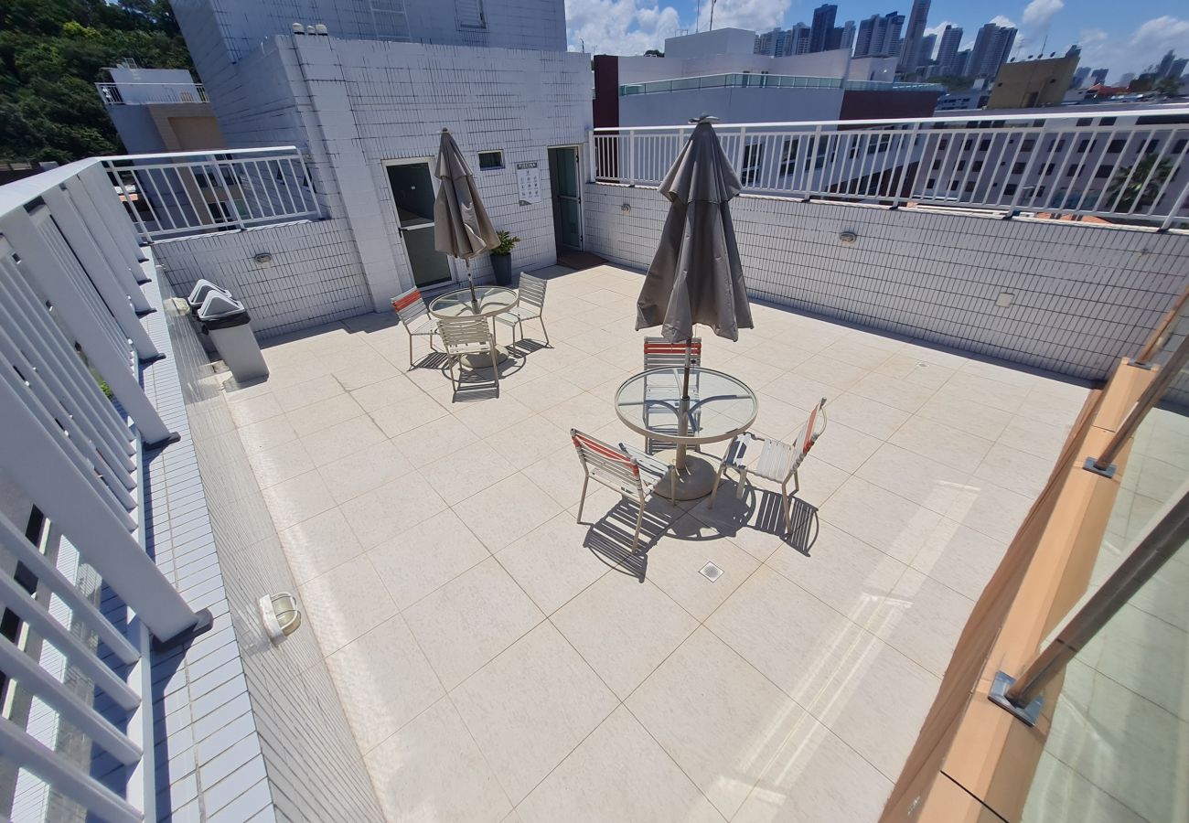 Apartamento en João Pessoa - JARDINS DO ATLANTICO | Cabo Branco,Wi-Fi,Beira-Mar.