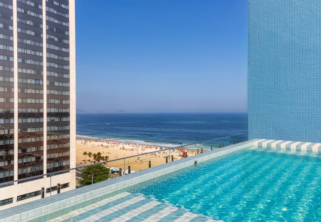  à Rio de Janeiro - Vista para o Mar e Varanda com Banheira | Q5