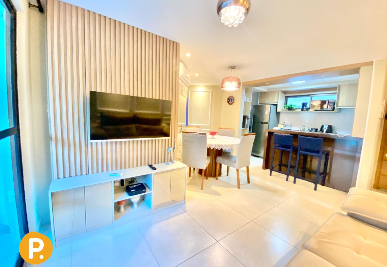 Appartement à João Pessoa - Luxor Paulo Miranda | Vista Mar e Piscina B#202