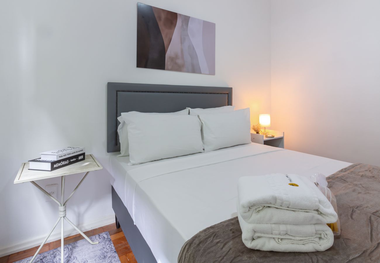 Appartement à Rio de Janeiro - Conforto em Copacabana a 9 minutos da praia | CJ202 
