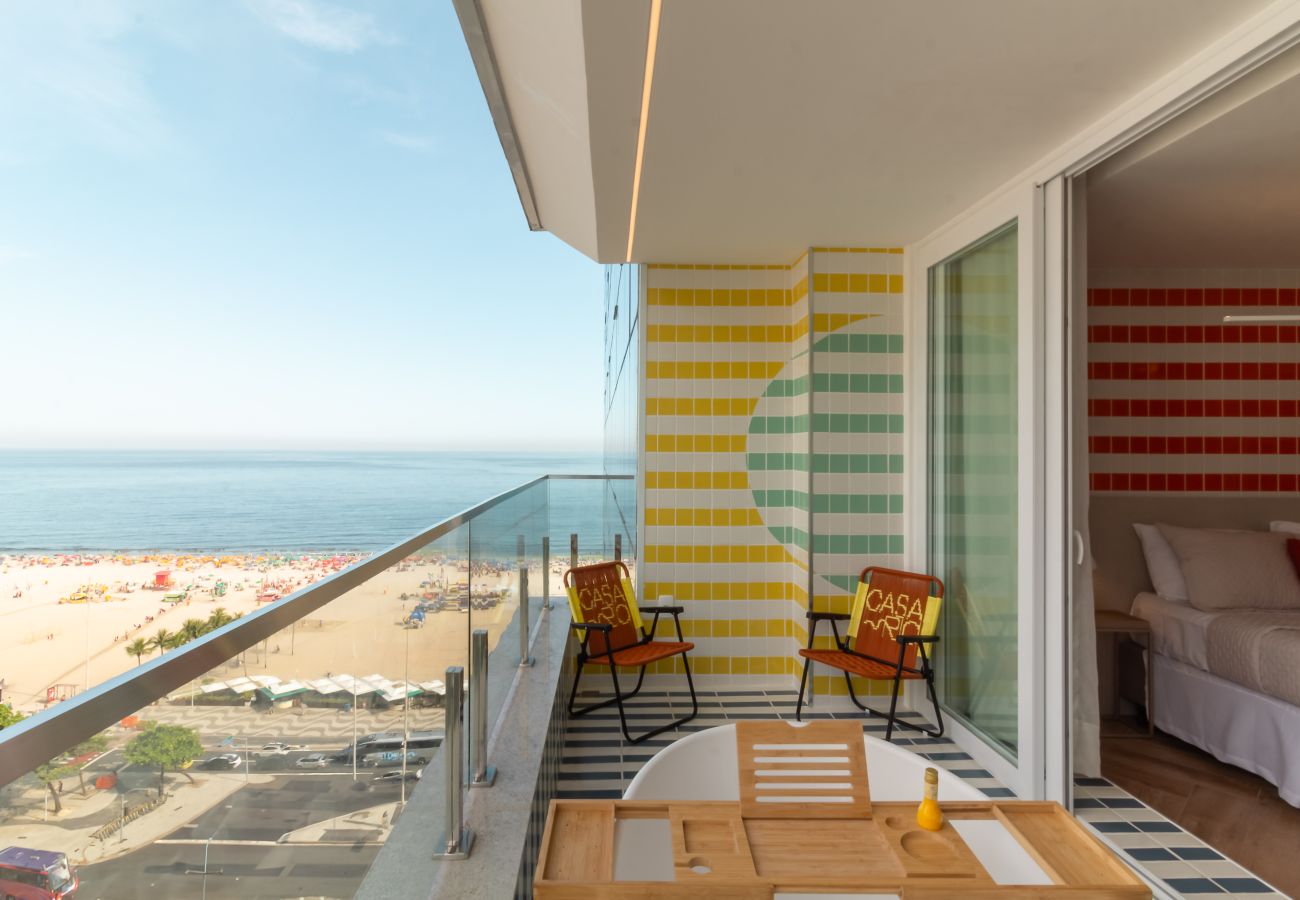 Appartement à Rio de Janeiro - Vista para o Mar e Varanda com Banheira | Q23