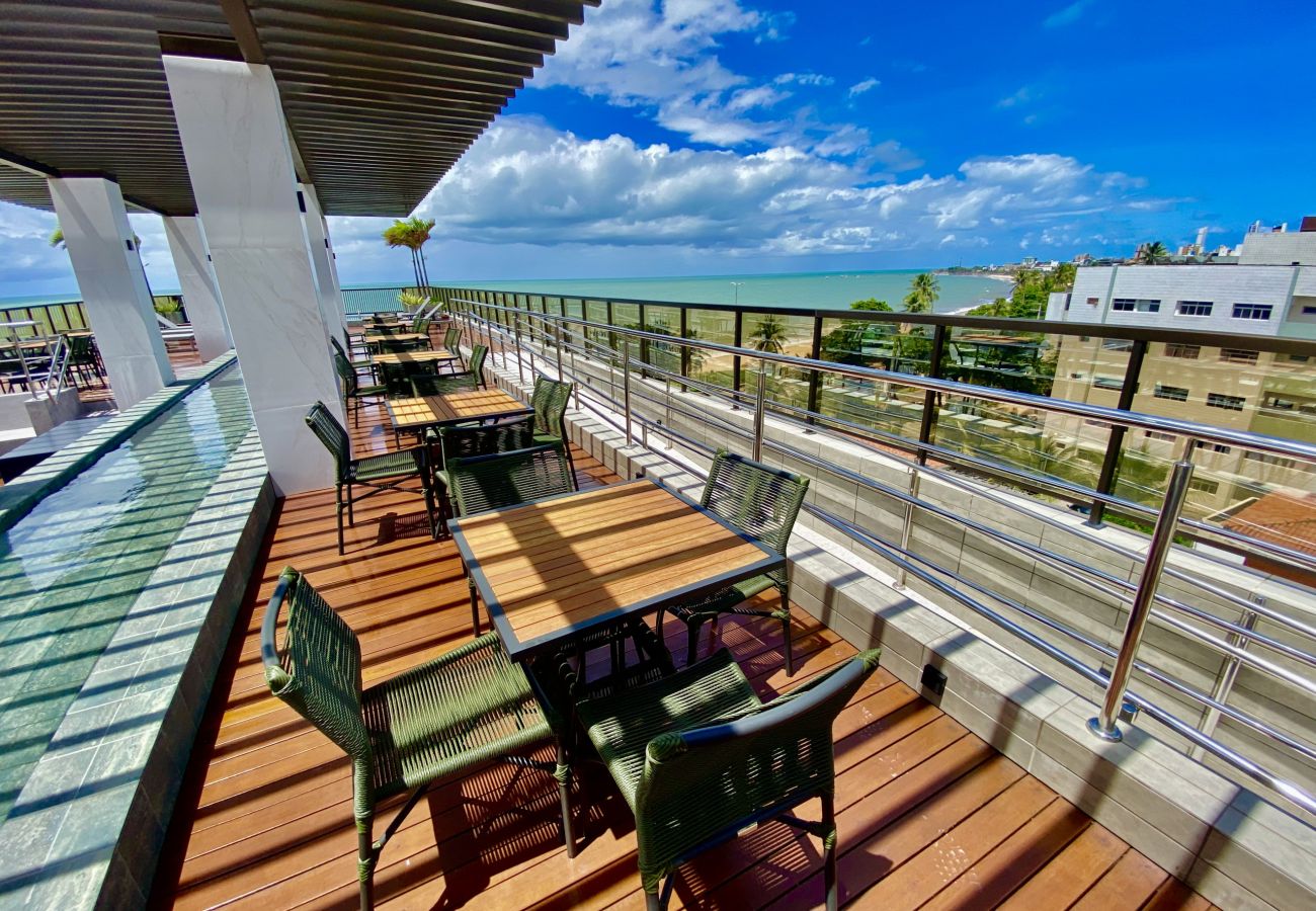 Appartement à João Pessoa - ARPOAR | Apart-Hotel Luxo - VISTA LATERAL MAR