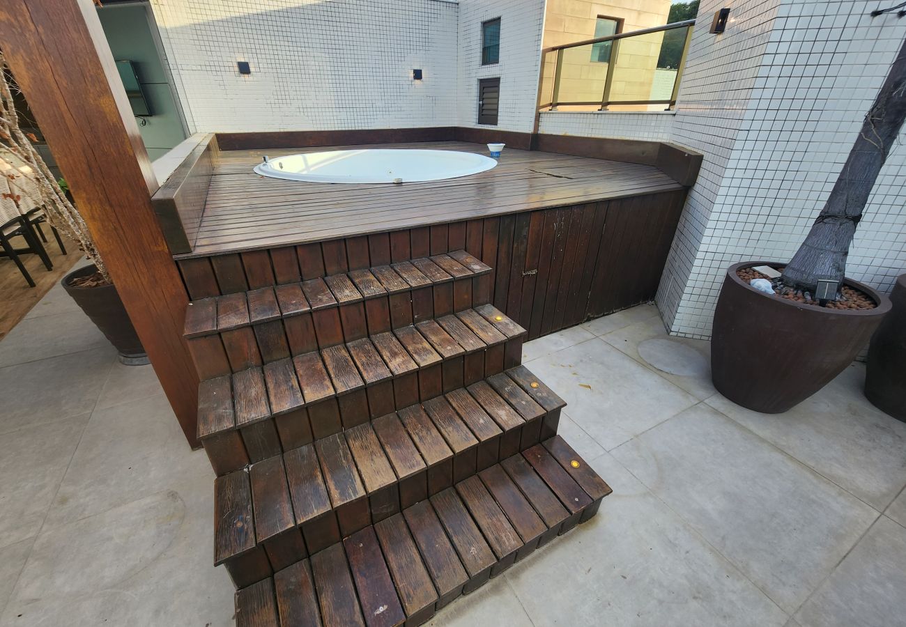Appartement à João Pessoa - Luxor Paulo Miranda | Cobertura Vista Mar, Jacuzzi