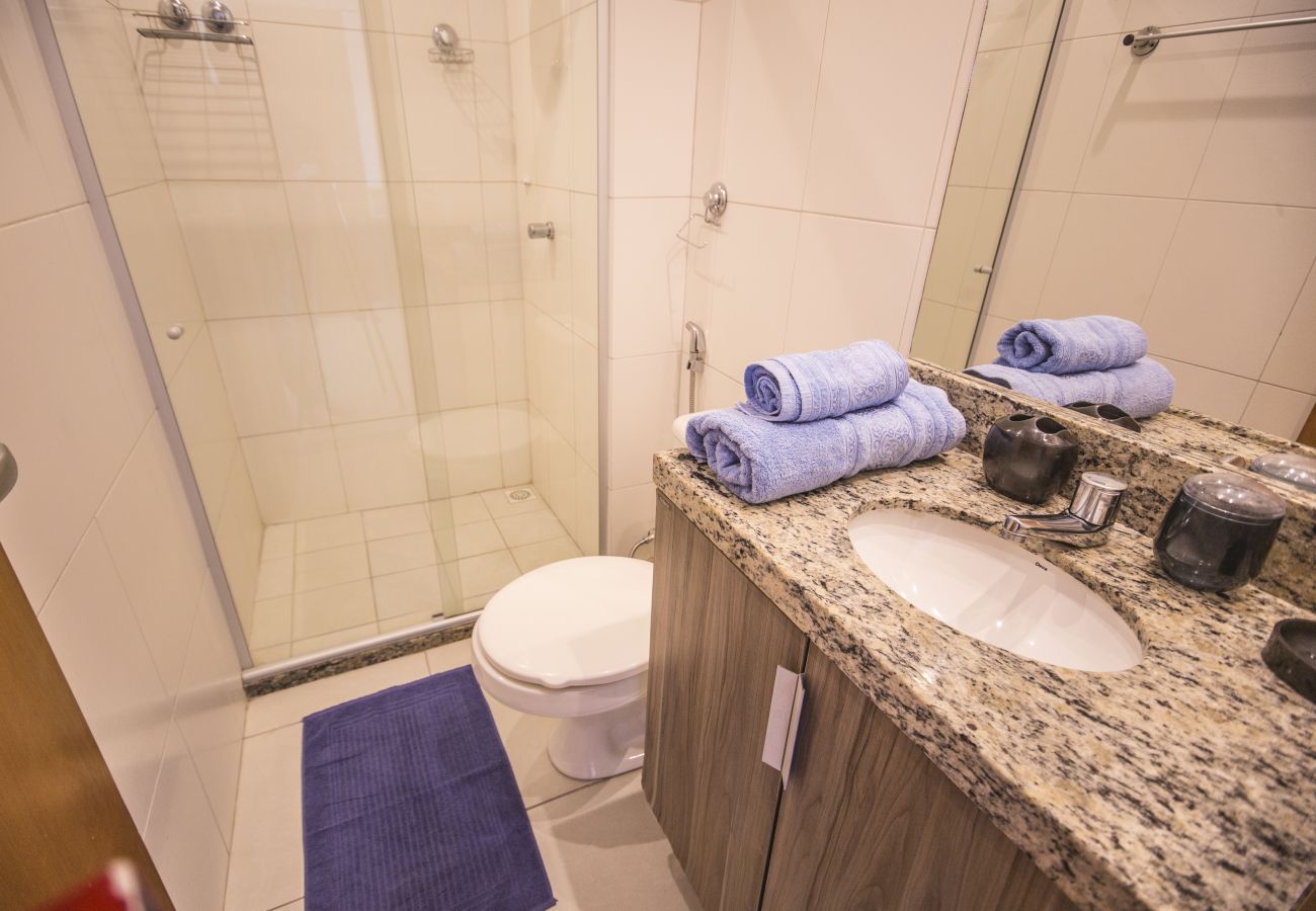 Appartamento a João Pessoa - Luxor Cabo Branco|Vista Mar e Piscina,Wi-Fi,Praia