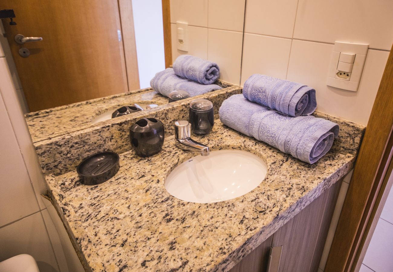 Appartamento a João Pessoa - Luxor Cabo Branco|Vista Mar e Piscina,Wi-Fi,Praia
