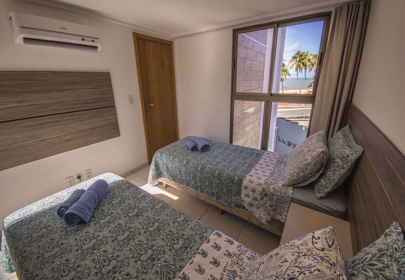 Appartamento a João Pessoa - Luxor Cabo Branco|Vista Mar e Piscina,Wi-Fi,Praia