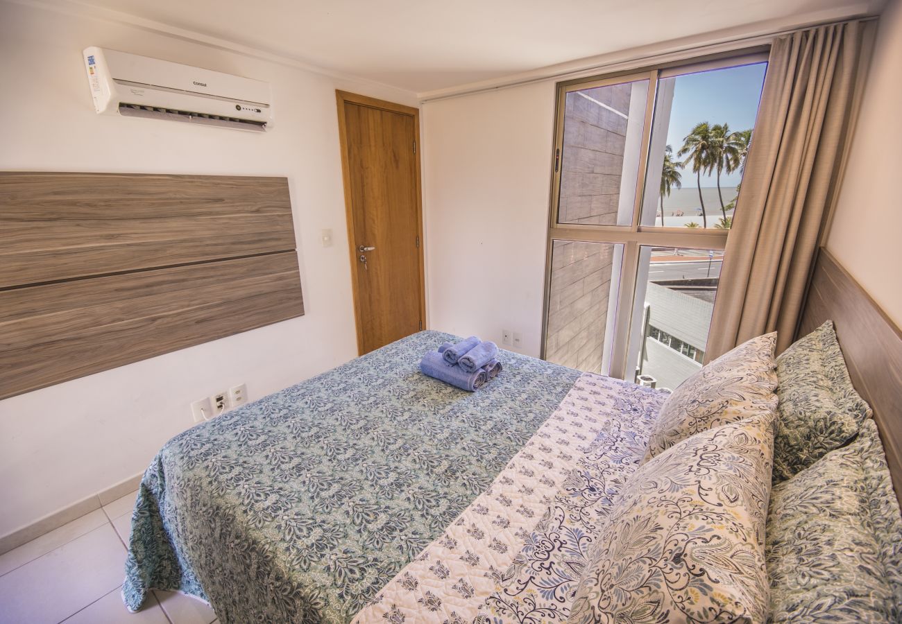 Appartamento a João Pessoa - Luxor Cabo Branco|Vista Mar e Piscina,Wi-Fi,Praia