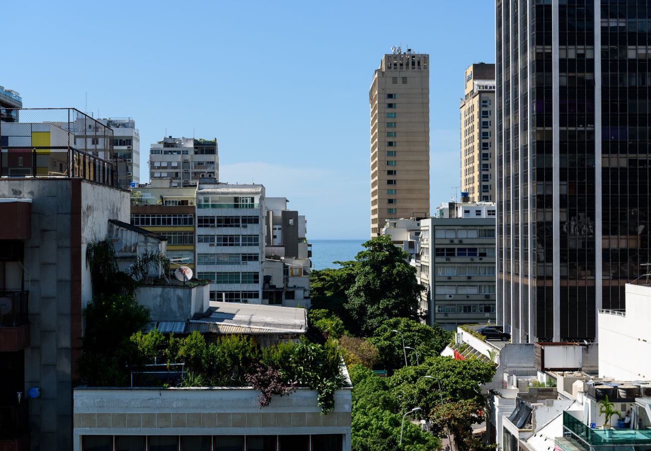 Appartamento a Rio de Janeiro - Cobertura em Ipanema |Vista p/ o Cristo| MQC502 